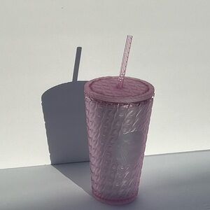 New Starbucks Pink Tumbler Size 16 oz